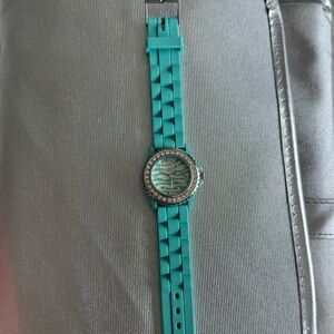 Geneva Sparkly Y2K Turquoise Women's Watch